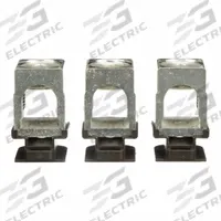 SQUARE D (3) Copper Mechanical Lug: (3) Copper Mechanical Lug, 600V AC, 250 A Amps, 3 PK (MPN CU250JD). Key specifications — For Use With: Powerpact(R) J Frame Circuit Breakers; Voltage: 600V AC; Includes: (3) Mechanical Lug; Brand: SQUARE D; Accessory Type: (3) Copper Mechanical Lug.