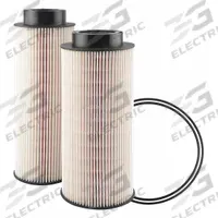 BALDWIN FILTERS Fuel Filter Element: Cartridge, 3 5/16 in Outside Dia, 1 1/2 in Inside Dia, 1 PR (MPN PF9829 KIT). Key specifications — Baldwin Interchange: PF9829 KIT; Brand: BALDWIN FILTERS; Media Material: Cellulose; Includes: (2) O-Rings; Compatible Vehicle Type: Buses; Compatible Vehicle Make: Scania.