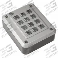 STORM INTERFACE Keyless Access Control Keypad: 4 11/16 in Ht, 1 11/16 in Dp, 3 15/16 in Wd, Metal (MPN STRIKEMASTER DE1K). Key specifications — Brand: STORM INTERFACE.