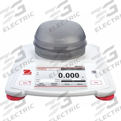 OHAUS Compact Bench Scale: 220 g Capacity, 0.001 g Readability, Carat/Custom/g/mg/oz/pwt - Precision Lab Balances