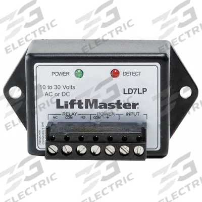 LIFTMASTER Loop Detector: 10-30V AC/DC (MPN LD7LP) - Lead-In Vehicle Detectors
