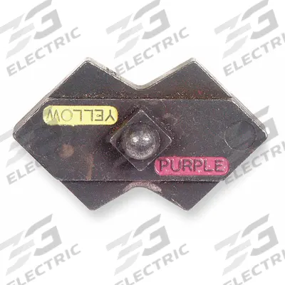 THOMAS & BETTS Upper and Lower Crimping Die: 4/0 AWG to 250 kcmil Copper - Thomas & Betts Replacement Crimping Dies