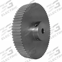 DAYTON Timing Pulley: Modified Curvilinear, Fixed, For GT Timing Belt Section, For 15 mm Belt Wd (MPN 70-5P15-6A5). Key specifications — Brand: DAYTON; Finish: Clear Anodized; For Belt Series: Powerhouse®.