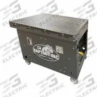 DYNABRADE Downdraft Table: 33 in W x 41 in L, 2,500 cfm, 460V AC (MPN 66755). Key specifications — attr1088547: DYNABRADE.