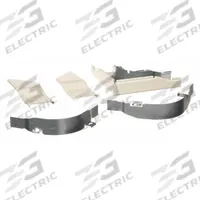 LEGRAND Full Capacity Flat Elbow: 2400D, 2 in Wd, 1 in Ht, Steel, Ivory (MPN V2411DFO). Key specifications — Series: 2400D; Material: Steel; Color: Ivory; For Use With: 2400 Raceways; Brand: LEGRAND; Item: 90 Degree Flat Elbow.