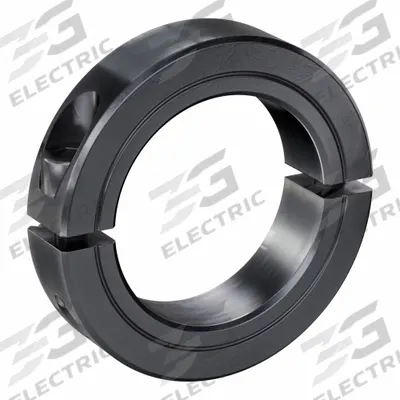 RULAND MANUFACTURING Shaft Collar: 2-Piece, Inch, Round, Clamp-On, 2 in Bore Dia - Steel Shaft Collars