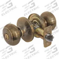 MASTER LOCK Door Lockset: Office Knob Locksets, Brass (MPN RU0205KA4S). Key specifications — Lockset Style: Rusk.