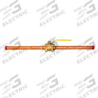 MILWAUKEE VALVE Manual Two-Way Ball Valve: 3/4 in, Bronze, Straight, MNPT x Tube, Two-Piece (MPN 18093). Key specifications — Brand: MILWAUKEE VALVE; Cleaned and Bagged: Valve Cleaned and Bagged; Handle: Locking Lever.