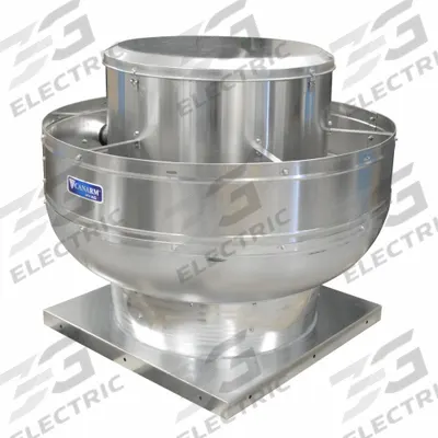 CANARM Upblast Exhauster: Belt Drive, Includes Drive Pack, 24 1/2 in Wheel, 5,668 cfm - Kitchen Air Belt-Drive Fans with Drive