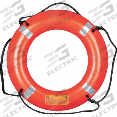 MUSTANG SURVIVAL Throwable Flotation Aid: 5 1/2 lb Buoyancy, Ring Buoy, Orange - Ring Buoys