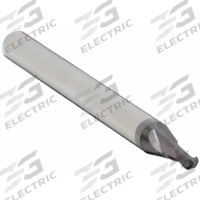 APPROVED VENDOR Ball End Mill: Carbide, AlTiN Coated, 2 Flute, 7/64" Mill Dia, 7/32" LOC - General Purpose Carbide Ball End Mills