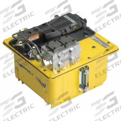 ENERPAC Air Hydraulic Pump: 5,000 psi Max. Op Pressure, 2 gal Reservoir Capacity - Air-Operated Hydraulic Workholding Pump Units
