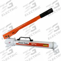 POWER TEAM Hydraulic Hand Pump: 2 Stages, Single Acting, 325 psi Max. Pressure 1st Stage (MPN P55). Key specifications — Brand: POWER TEAM; Cylinder Compatibility: Single Acting.