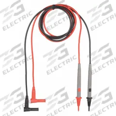 B&K PRECISION Test Leads: CAT II 1000V/CAT III 1000V/CAT IV 600V, Std Probe, Right Shrouded Plug (MPN TL37). Key specifications — Brand: B&K PRECISION.