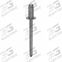 Blind Rivet,1 53/84" L,0.153" dia,PK500: Inch, 1 5/8 in Overall Lg, 11/32 in Body Lg, Dome, 500 PK (MPN SD53BS201). Key specifications — Brand: POP AVDEL.