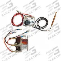 DAYTON Electric Wall & Ceiling Heater Thermostat: Unit Mount, 60° to 120°F, 24 to 277V AC, 1 Poles (MPN 2YU90). Key specifications — Thermostat Control Range: 60° to 120°F; Contact Rating: 22A @ 120 to 277V AC; Mounting Type: Unit Mount; Product Type: Electric Wall & Ceiling Heater Thermostat; Voltage: 24 to 277V AC; Includes: Mounting Hardware; Brand: DAYTON; Thermostat Control Type: Mechanical Selector Dial.