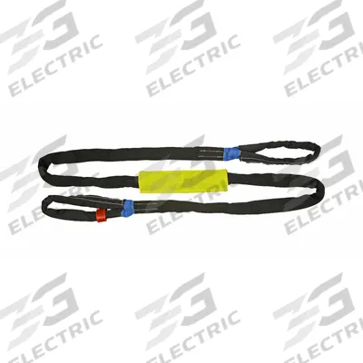 TOW-ALL Tuflex Recovery Strap: 20 ft Overall Hook Size, 20 ft Overall Lg, Blue - Tow Straps