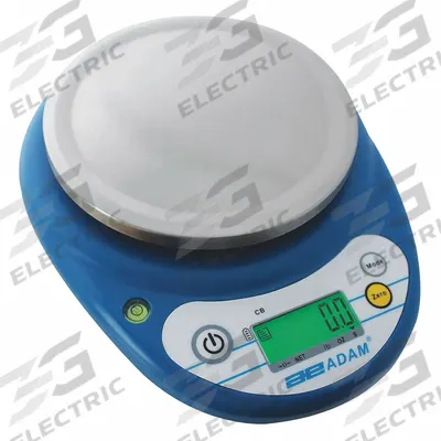 ADAM EQUIPMENT Compact Bench Scale: 1,000 g Capacity, 0.1 g Readability, g/lb/oz - Precision Lab Balances