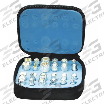 B&K PRECISION Coaxial Adapter Kit: Coaxial Adapter Kit, Gold Plated Center Contacts, 1 GHz - Spectrum Analyzer Accessories