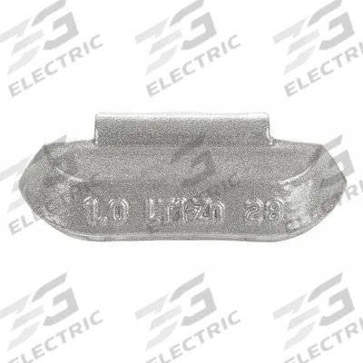 PERFECT EQUIPMENT Clip-On Wheel Weight: Wheel Weights, Clip-On, Steel, LT1, Zinc, Coated - Clip-On Wheel Weights