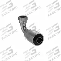 PARKER Hydraulic Crimp Fitting: Steel x Steel, 90° Elbow, -20 For Hose Dash Size, ORS x Crimp (MPN 1J977-16-20). Key specifications — Fitting Gender: Female x Genderless; Fitting Connection Type: ORS x Crimp; For Hose Dash Size: -20; Thread Size: 0.511"-27; Brand: PARKER.