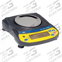 A&D WEIGHING Compact Bench Scale: 310 g Capacity, 0.01 g Readability, 0.01 g Repeatability, ABS (MPN EJ-300). Key specifications — Brand: A&D WEIGHING; Display Type: LCD.
