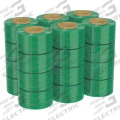 GOODWRAPPERS Stretch Wrap Film: 120 ga Gauge, 2 in Overall Wd, 650 ft Overall Lg, Light Green, 24 PK (MPN 15A854). Key specifications — Brand: GOODWRAPPERS; Color: Light Green.