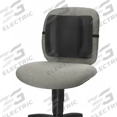 FELLOWES Backrest: Foam/Nylon, Black, 14 in Overall Lg, 4 in Overall Wd, 12 in Overall Ht, 91905. Key specifications — Manufacturer Part Number: 91905; Features: Adjustable Strap; Material: Nylon; Product Type: Back Support; Brand: FELLOWES.