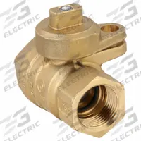 JOMAR VALVE Manual Two-Way Ball Valve: 1 in, Brass, Straight, FNPT x FNPT, Full Port Ball Port (MPN 240-005B). Key specifications — Brand: JOMAR VALVE; Handle: Locking Tee.