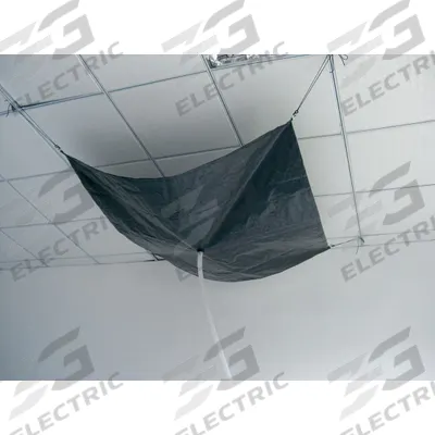 APPROVED VENDOR Leak Diverter Tarp: 12 ft Lg, 12 ft Wd, Polyethylene - Under the Ceiling Leak Diverters