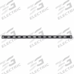 VIDEO MOUNT PRODUCTS Lancing Bar: 1 U, 1/4 in Overall Dp, 19 in Overall Wd, 7/8 in Overall Ht, 10 PK (MPN ER-LBAR-10). Key specifications — Color: Black; Includes: Mounting Hardware; Brand: VIDEO MOUNT PRODUCTS; Material: Steel; Product Type: Cable Lacing Bar.