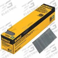 DEWALT Angled Finish Nails,2 1/2" L,PK2500: Finishing Nails, Flat, Smooth, Steel, Glue, 2,500 PK (MPN DCA15250-2). Key specifications — Point Type: Chisel; Brand: DEWALT.