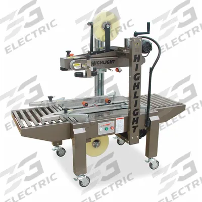HIGHLIGHT Case Sealer: For 2 in Max Tape Wd, For 16 in Max Tape Roll Dia - Highlight Case Sealing Machines