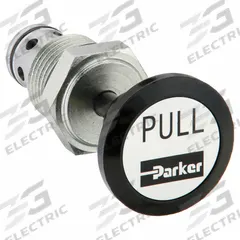 PARKER Cartridge Valve: Steel, Block-Mounted, Two Positions, Normally Closed, Knob Adjustment, DL101 (MPN DL101K). Key specifications — attr1012059: DL101K; attr1250696: DL101; attr1011660: Nitrile; attr1011632: Knob; attr1011634: Steel; attr1011635: PARKER; attr1011636: Steel; attr1011644: C10-2.