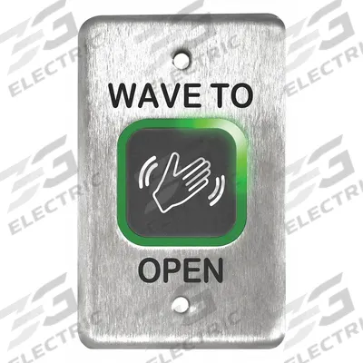 BEA Wave to Open Touchplate: 4 1/2 in Ht - Wave-to-Open Exit Devices