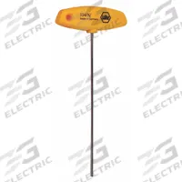 WIHA Hex Key: 0 Ball Ends, 5/32 in Tip Size, SAE, Long, Alloy Steel, Chrome, 6 in Long Arm Lg, T (MPN 33465). Key specifications — attr1205521: WIHA; attr1205526: Chrome.