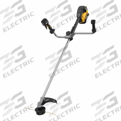 DEWALT Cordless String Trimmer: 17 1/2 in Cutting Wd, Straight Shaft, Not Capable - Battery-Powered String Trimmers