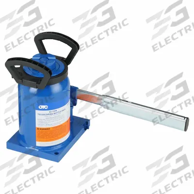 OTC High-Clearance Bottle Jacks: Steel, Manual Handle, Mechanical, 12 ton Load Capacity