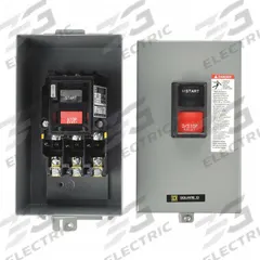 SQUARE D Manual Motor Starter: Non-Reversing, 3 Poles, 18 A, NEMA Size M-0, Thermal Protection (MPN 2510MBA2). Key specifications — Maximum Voltage Rating: 600V AC; Brand: SQUARE D; Thermal Units Required: 3 (Not Included).