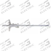 MITUTOYO Vernier Depth Gauge: 0 mm to 300 mm, Metric, Hardened Stainless Steel, +/-0.04mm Accuracy (MPN 527-103). Key specifications — attr1183095: Flat; attr1183097: 100 mm; attr1183099: Full; attr1183098: 0.02 mm; attr1183094: +/-0.04mm; attr1183110: MITUTOYO.
