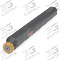 DORIAN Knurling Holder: 2 3/4 in Shank Dia., 9 5/8 Shank Lg, 10 in Overall Lg, 1 Knurls Required (MPN IKT-125-4)