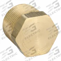 PARKER Plug: Plug, 3/4 in, NPT Threaded, 1,000 psi, 1 1/16 in Lg, C37700 Brass (MPN 218P-12). Key specifications — Maximum Operating Pressure: 1,000 psi.