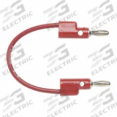 POMONA Test Leads: Black/Red Electrical Current Color, Std Probe, Banana Plug, 4 in Lg (MPN B-4-2). Key specifications — attr1330521: POMONA.
