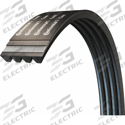 CONTINENTAL V-Belt: 4/5V1200, 4 Ribs, 122.1 in Outside Lg, 2 31/64 in Top Wd - 5V Section Banded V-Belts