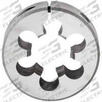 APPROVED VENDOR Round Threading Die: M30x1.5 Metric, 2 1/2 in OD, Adj, High Speed Steel (MPN 10T920)
