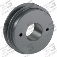 APPROVED VENDOR V-Belt Pulley: AK41, 1 Groove, 3.95 in OD, Bushed Bore, H/QT, Cast Iron (MPN AK41H). Key specifications — Pulley Industry Number: AK41; Pitch Diameter: 3.7 in (4L, A); For Belt Section (broad, with similar types): 4L, A, or AX.