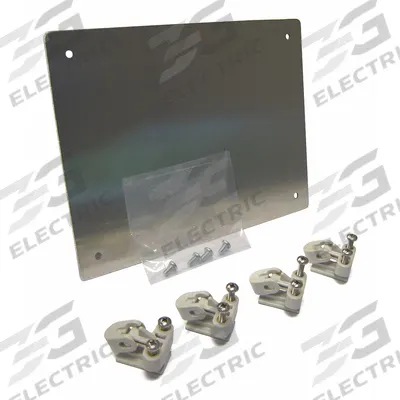HUBBELL-WIEGMANN Swing Out Panel Kit: Swing Out Panel Panel, 11.63 in Overall Ht - Interior Mounting Panels