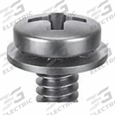 SEMS Screw: Internal Tooth, M2.5x0.45 Thread Size, 12 mm Lg, Stainless Steel - Machine Screws with Internal Tooth Lock Washers