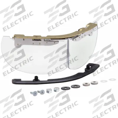 MSA Eye Shield Kit: Clear Lens Color, Anti-Fog, Clip-On Mounting - MSA Eye Shield Assemblies for Hard Hats & Helmets