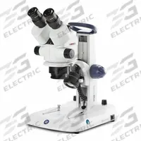 GLOBE SCIENTIFIC Microscope: Stereo, Binocular, 7X to 45X, 29.9 mm Optical Field of View, 100 mm (MPN ESB-1903). Key specifications — attr1026048: GLOBE SCIENTIFIC; attr1026068: 45X; attr1026078: 7X to 45X; attr1026095: 100 mm.